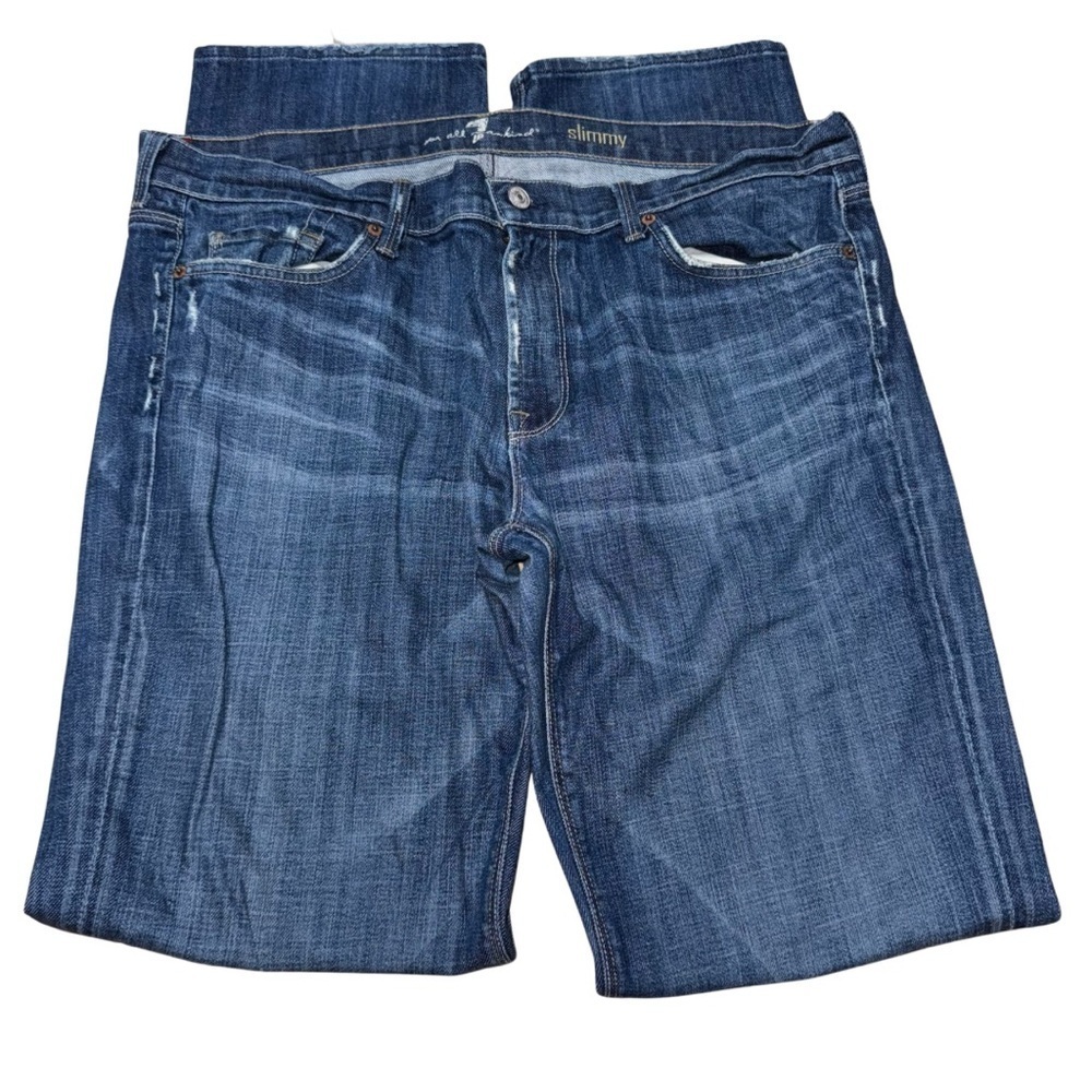 7 For All Mankind Slim Blue Jeans Classic Style